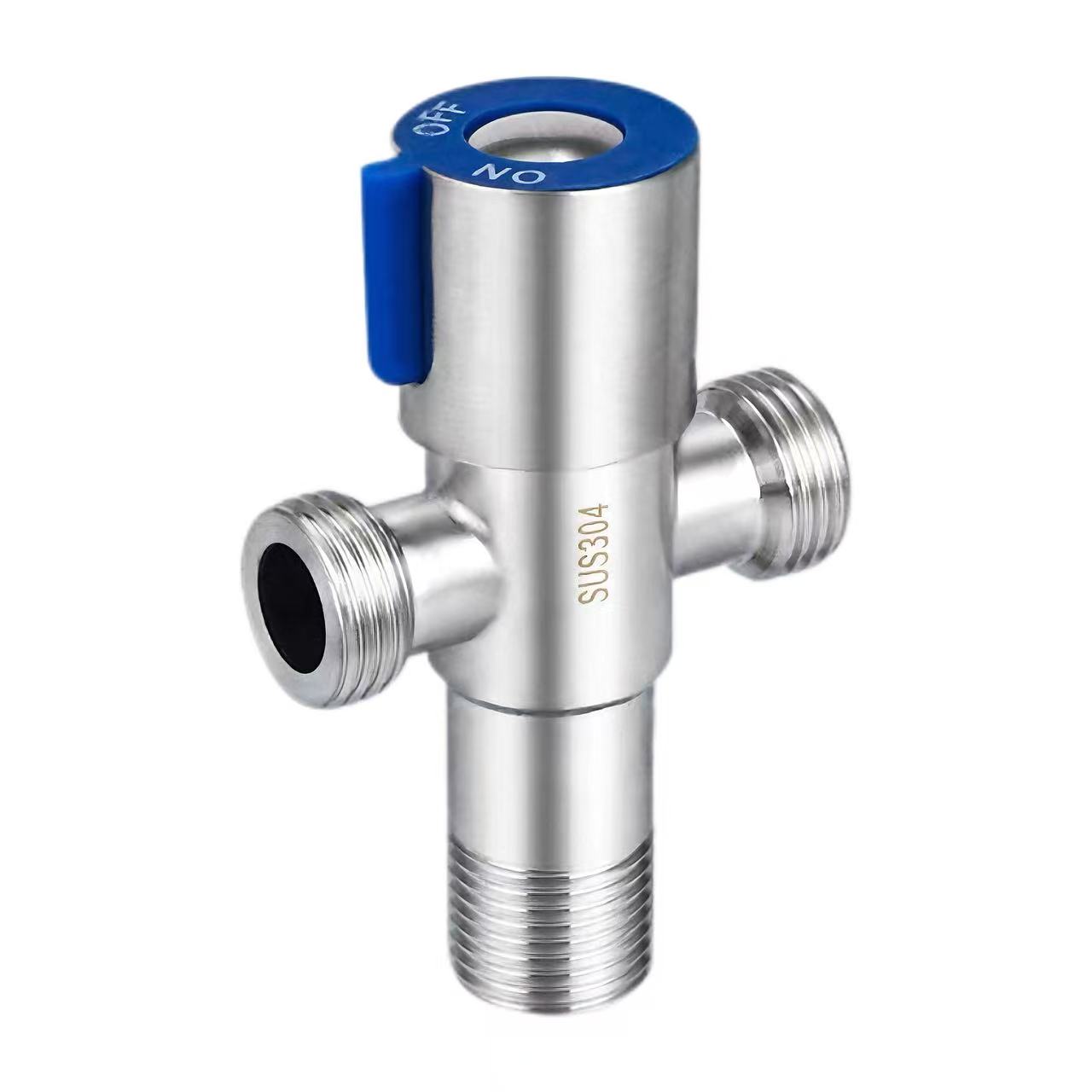 Blue palpate CLXXX° Dual Outlet Three-modo Angulus Valvae