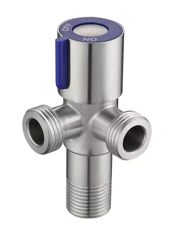 Blue palpate XC ° Dual Outlet Three-modo Angulus Valvae