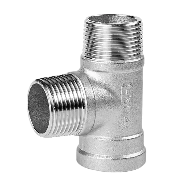 BSP Steel Male-female-female Tee Fitting