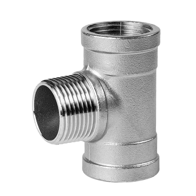BSP Threaded Steel Male-female-Male Pipe Tee
