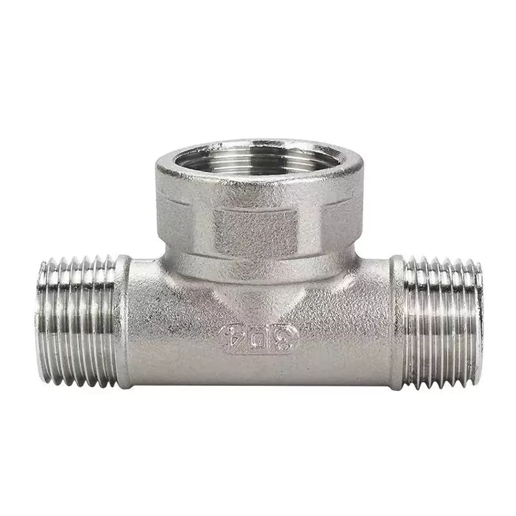 DN15-DN100 BSP Steel Medium-Large Pipe Tee