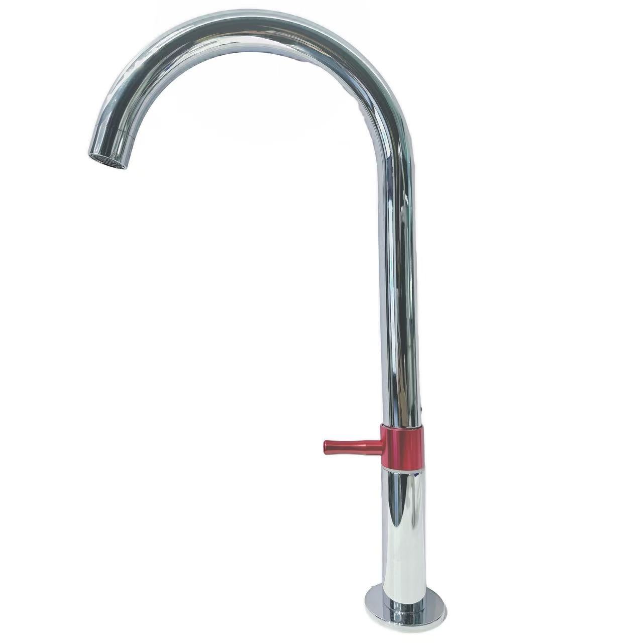 Nitidum High-Arch Gooseneck Single Cold Kitchen Sink Faucet