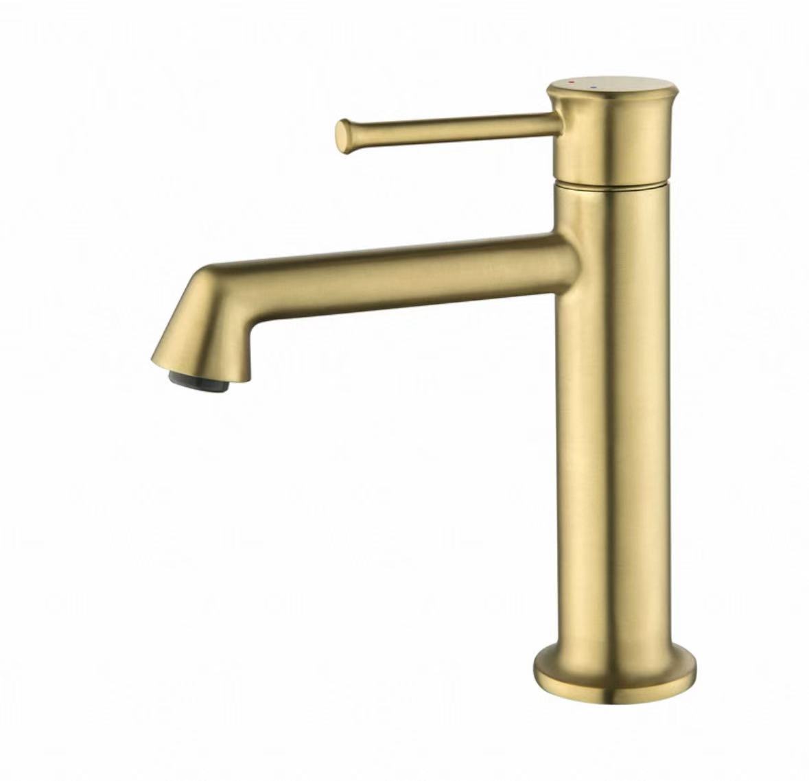 Matte Aurum Cylindricum Single-Control Faucet