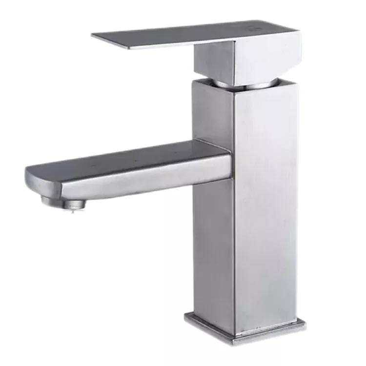Minimalist Quadratum calidum et frigidum Rasin Faucet