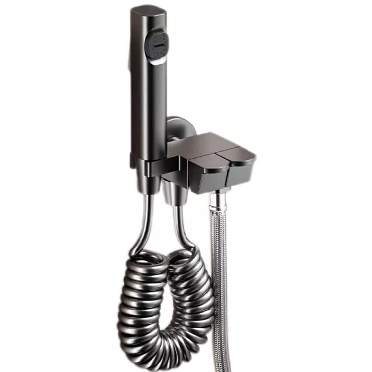 Piano-Style ventilabis-Button Toilet Bidet Sprayer Set