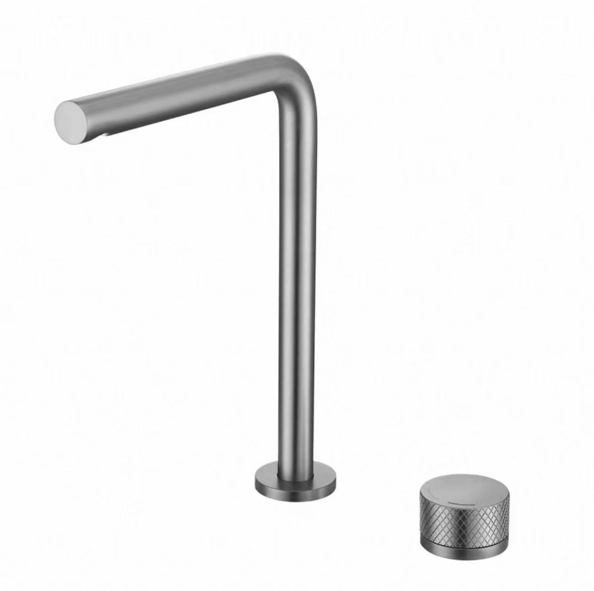 Purissimum Nigrum Geometrica Split Faucet