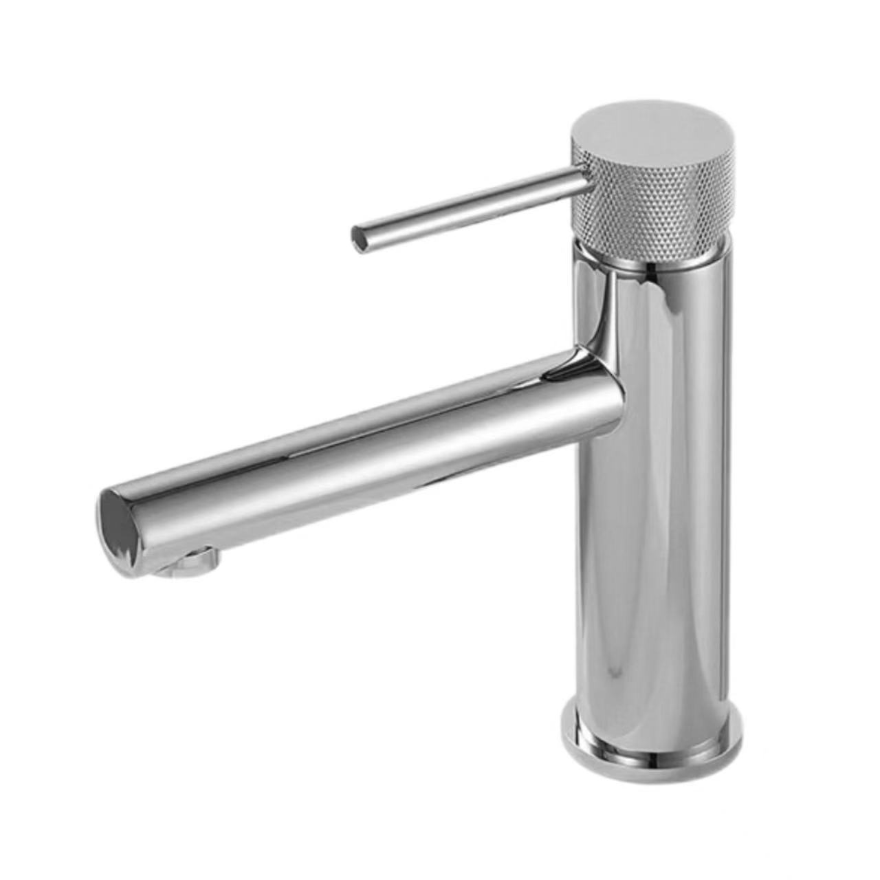 Argentum Ribbed Single-hole Faucet