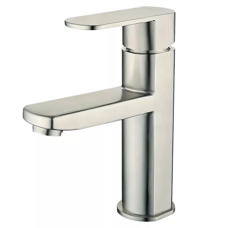 Quadratus Columna Round Corpus Hot And Frigidus Basin Faucet